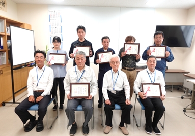 ●永年勤続表彰式を行いました●